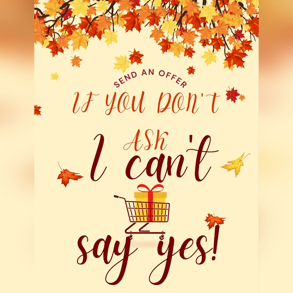 Make me an Offer! You know your closet wants you to...